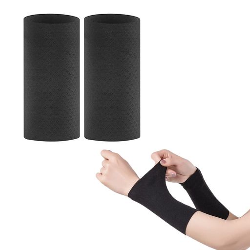 ZHEJIAリストバンド12cm冷感バンド薄手吸汗速乾良い通気性伸縮性あり洗えるフリーサイズ男女兼用ランニング夏用(4.0)