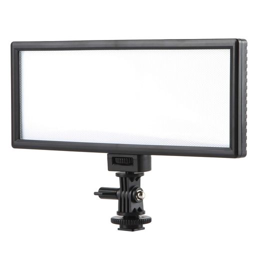 VILTROX L132T LEDビデオライト 撮影ライト 超薄型 写真撮影用補助灯 3300K-5600K 1065LM CRI95+ 商品・人物・動画撮影 一眼レフカメラ対応 (バッテリーなし/DCアダプターなし)