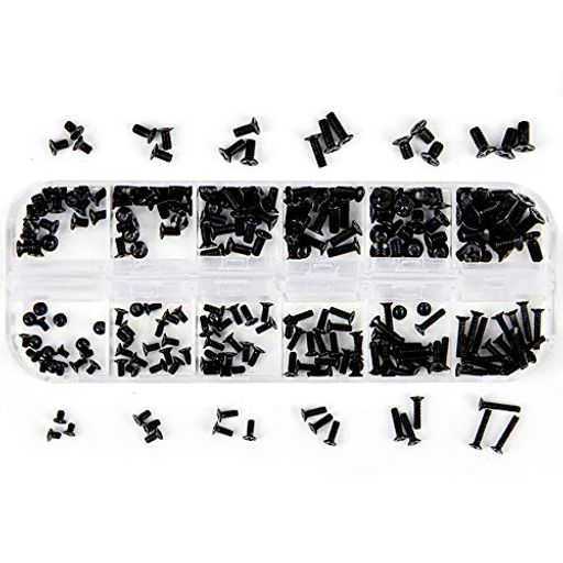 ノートPC用ネジ240本入りM2M2.5M3ラップトップスクリューセット収納ケース付き交換用ノートパソコンね..