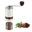 VKCHEFコーヒーミル手挽きコーヒーグラインダーセラミック臼コーヒー豆挽き珈琲ミル外部6度調節機可能お手入れ簡単水洗い可能小型急速挽く超細挽き均一な粉末コーヒ...