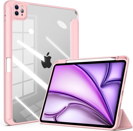 樂天商城 - LsmmpobaiPadAir11インチ(M3/M2)ケース20252024iPadAir第5/4世代ケース10.9インチiPadPro11ケース(2022/2021/2020)ペンシル収納透明バックカバー