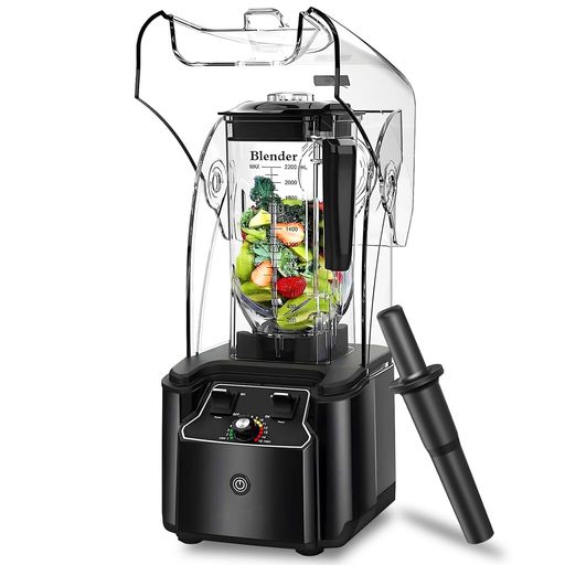 🍹【仕様】容量:2.2L;電圧:110V;パワー:2200W;頻度:50Hz。 🍹【2.2L大容量】2.2L大容量ミキサーの内部、ブレード、蓋は食品用の安全な材料で作られています。一般家庭での日常使いはもちろん、業務用でも満足できます。 🍹【多段速度調整可能】多段階のスピード調整が可能で、食材のニーズに合わせてスピードを調整できます。多段階の滑らかな速度調整で、混合速度は自由に製御できます。ジュース、野菜ジュース、かき氷、豆乳など多くのドリンクが簡単に作れます。パルスボタン(PULSE)を使うと氷でも簡単に砕けます。水とクレンザーを加えて5~10秒混ぜるだけで、クリーニング完成です。 🍹【多機能ミキサー】このミキサーは2200Wモーター搭載で、最大30000回転/分。撹拌棒付きで、作業中に蓋を開けずに食材を入れたり、混ぜたりすることができます。日常の多様なニーズに応え、ミキサー1台で簡単に多用途に対応できます。ミキサー、ジューサー、スムージーメーカー、豆乳機の機能があります。おいしいジュース、野菜ジュース、かき氷、豆乳などたくさんの飲み物が作れます。