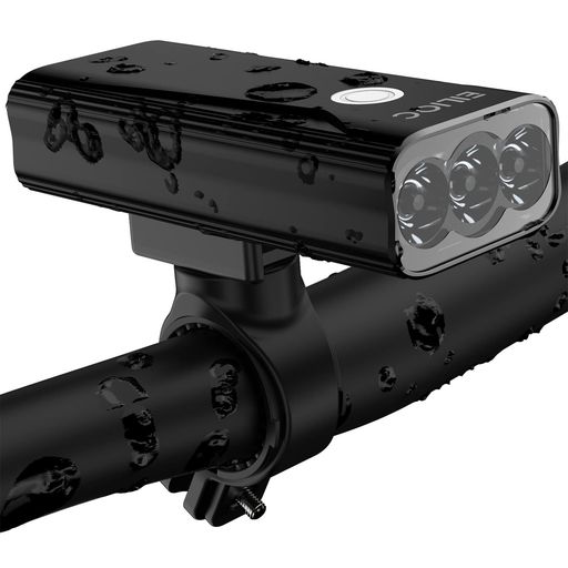 自転車ライト6400mAh1200ルーメンTYPEC充電式防水ロードバイクライト高輝度大容量自転車用ライト明るい自転車ヘッドライトアルミ合金製クロスバイクライトLEDヘッドライト同時に5つおよび3…