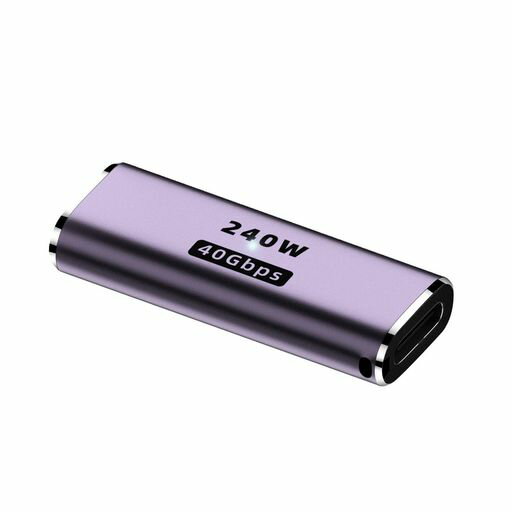 usb4.0usbc変換アダプタ1個PD240W/5A急速充電40Gbps高速転送TypeC変換アダプタータイプcl変換8K@60Hz映像出力type-cl字l型usb-cl字変換コネクターThunderbolt