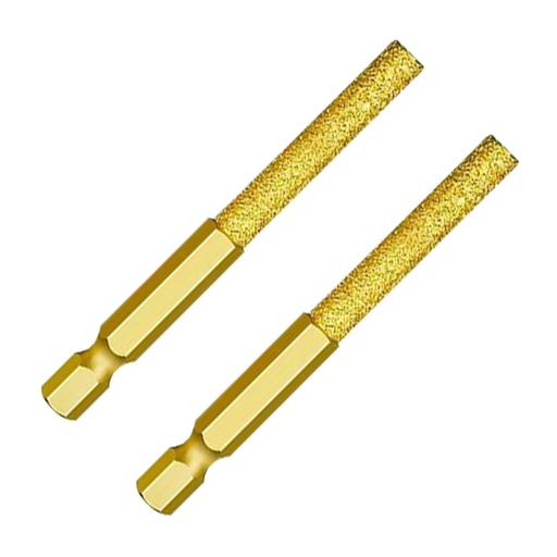 【製品内容】:製品はダイヤモンド研磨ヘッドで、長さ約65mm、幅約6mm、研磨部分は約33mm、尾部はユニバーサルな六角ハンドルです。セットには2つのダイヤモンド研磨ヘッドが含まれています。ねずみ鋳鉄、ダクタイル鋳鉄、ステンレス鋼、鉄製品、セラミック、石材の研削に使用できます。 【研磨層】: 大粒径ダイヤモンドを使用し、高密度配置、高い研削鋭度、効率的な材料除去を実現。ろう付け工程を採用し、ダイヤモンド粒子がしっかりと埋め込まれているため、脱落に対する耐性が強く、長寿命です。 【ベース材質】: 硬度と靭性を兼ね備えた一体型の高マンガン鋼ハンドルで、高い同心度、耐破損性、手への振動なしを保証します。粉砕工程で発生する粉塵の量が少ないため、人体の呼吸器系への害が軽減されます。 【六角形のハンドル】:さまざまな電動工具(電動ドリル、アングルグラインダーなど)との素早い接続を容易にするだけでなく、高速回転時にしっかりとしたグリップを提供し、滑りを効果的に防止し、安全で正確な操作を保証します。