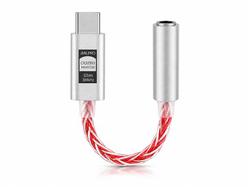 JCALLY JM6 Pro Type-C to 3.5mm デュアル DAC CX31993 MAX97220 デジタルオーディオポータブルコーデック アンプ HiFi DAC デュアルDACチップ:CX31993 MAX97220 SN比:124dB 全高調波歪とノイズ(THD+N):-95dB;クローグ抑制:-110dB;PCM:最大32ビット/384kHz対応;重量:6.0gプラスマイナス0.5g PCM:最大32ビット/384kHz対応 重量:6.0g プラスマイナス0.5g 長さ:約110mm