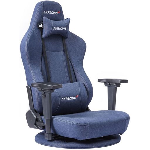 AKRACING 極坐シリーズをベースに、張地に国産の綿100%デニム素材を採用したハイグレードな座椅子モデル 13OZデニムは耐久性に優れ、使い込むほどに味わいを増すナチュラル素材。世界最高クラスの品質で知られる岡山県産の生地を贅沢に使用 フルフラットリクライニング、360°回転機構など、AKRACINGゲーミング座椅子でおなじみの快適性支援機能を搭載 【材質】綿100%デニム(張地)、高反発モールドウレタンフォーム(クッション材)、スチール(フレーム)、ポリウレタン(アームレスト上面)