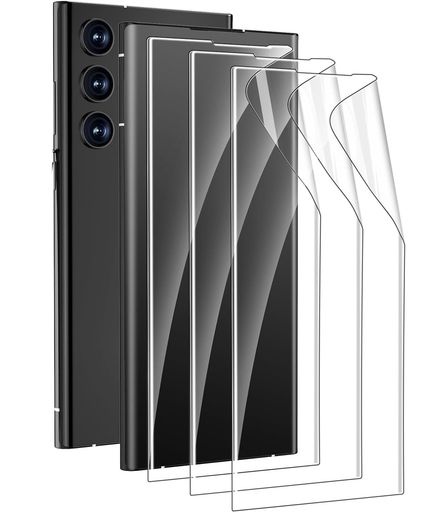 【アンチグレア】【3枚入り】GalaxyS21Ultra用フィルムさらさらギャラクシーS21Ultra専用アンチグレアフィルム非ガラスTPU素材3D設計反射防止浮き防止気泡レス指紋防止キズ修復サラサラタッ…