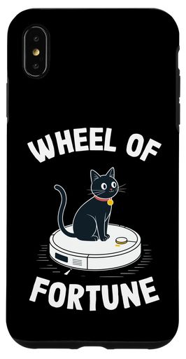 WheelOfFortuneCatジョークロボット掃除機猫スマホケースiPhoneXSMax用