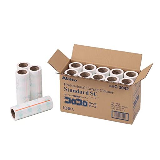 ニトムズ(Nitoms)コロコロプロフェッショナルスペアテープスタンダードSC160mm幅80周10巻入業務用テー..