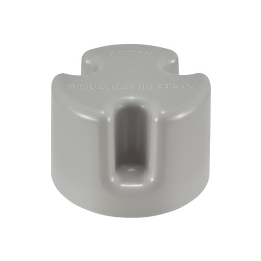 【サイズ】最大径94.5x高さ65mm【重量】46g【材質】ポリプロピレン【生産国】日本 キッチンの流し台トラップ用防臭ワンです。 ヌメリや汚れがしつこく付着し、掃除をしてもキレイになりづらくなった際の交換にオススメです。 ワンの回りの溝に水をためることで排水口からの臭気と害虫の侵入を防ぎます。 上部につまみがなく、凹凸型になっているタイプです。