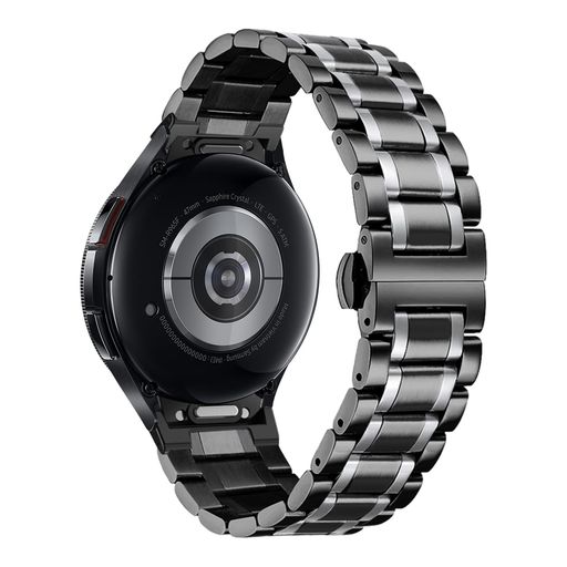 LANQII バンド SAMSUNG GALAXY WATCH FE/GALAXY WATCH 6 CLASSIC (43/47MM)/WATCH 7/6/5 /4 (40/44MM) /WATCH 5 PRO 45MM 対応 ステンレスメタル