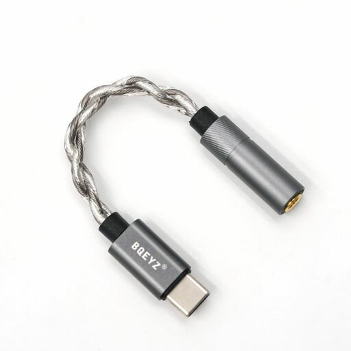 Rakuten - BQEYZ LIN Type C 3.5 mm 4.4mm オーディオアダプタ ヘッドホンジャックアダプター HiFi 32bit 384KHz CX31993 ドングルヘッドホンアンプ DAC USB Type C 電話対応 音質改善 ジャック 変換