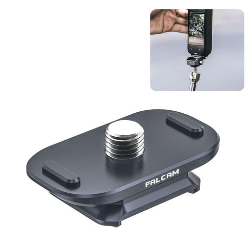 Ulanzi FALCAM Insta360 X4用 クイックリリースプレート F22クイックシュー クイックリリースプレート カメラマウント アダプター X4用マウント X4用 クイックリリース insta360 X4用アクセサリー 1/4…