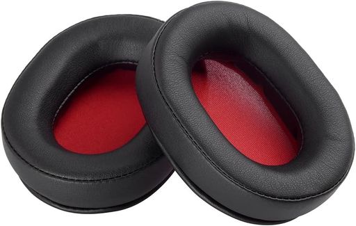 交換用イヤーパッドCompatibleWithAudioTechnicaWS660BTATH-WS660BTワイヤレスオーバーイヤーヘッドフォン-プロテインコーテックスイヤーマフクッション(レッド)