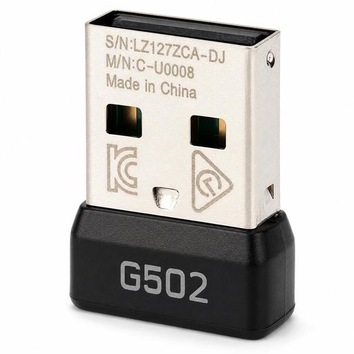 USB ドングル マウス レシーバー アダプター 交換用 G502 Lightspeed ワイヤレス マウス、2.4GHz ワイヤレス安定信号、小型ポータブル USB レシーバー ゲーム用マウス アダプター