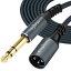 TWOZOH å 6.35MM - XLR  3ԥ ǥ ֥ 3M XLR - 1/4 TRS ƥ쥪֥ (PROFESIONAL/HIFI) ŬȯԲ