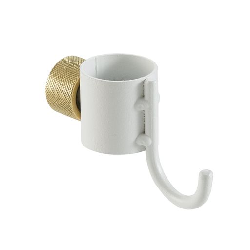 Rakuten - DRAW A LINE 012 Hook A White ドローアライン フックA ホワイト 縦専用パーツ 幅3x奥行8.1x高さ4.8cm 耐荷重2kg D-HOA-WH