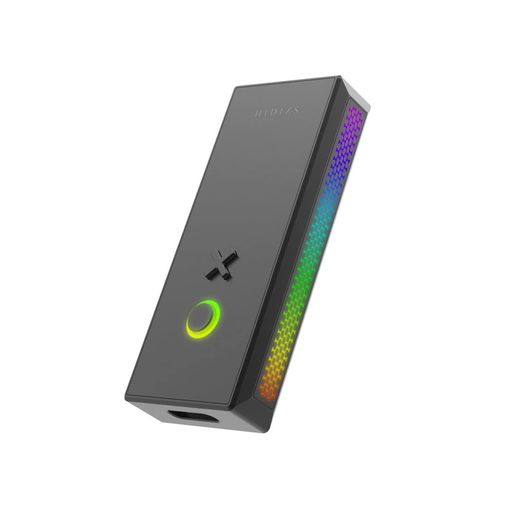 【ダブルDACチップ搭載】XOは2個ESSハイエンドサーバーREシリーズ最新世代のDACチップES9219Cと高精度、低ブレンド 独立時計クリスタル振動器を採用します。 2つのDACチップに最も正確なクロックを提供し、同作用でデュアル倍の高音質を実現します。 DACオーディオデータは最適な再生を実現: 32bit/384kHz PCM、DSD256、+121dB DNR、-114dB THD+N、低消費電力、高統合です。 【MQA 16X】MQAは、数々の受賞歴のある英国技術です、ハイレゾ音源を提供することができます。 MQAの主なファイルはすべて認証され、メディア再生やダウンロードすることができます。 XOポータブルドッグDAC AMPはMQAオーディオテクノロジーに対応し、「展開」「MQAファイル(16X)」をフルアクセスし、優れた音質を提供します。 *MQA対応音楽サービス(HiBy Music、TIDAL)を搭載し、MQAオーディオの16X展開を実現します。 【片端3.5mm+バランス2.5mm】XO ドッグはUSBの大きさで、重さが11gのみです。