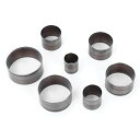 7PCS パンチカッター レザークラフト用 エンドポンチ 円形 端落とし 型抜き ベルト 財布 カバン 手芸 レザーカッティングダイセット DIYツール 切れ味...