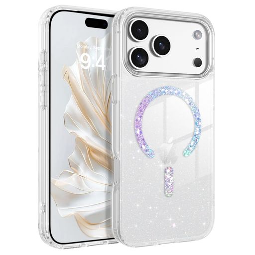 YINLAIiPhone17ProMax6.9インチ専用ケースカバーラメグリッター