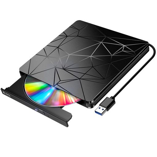 DVDドライブ 外付け USB3.0 DVD/CD プレ