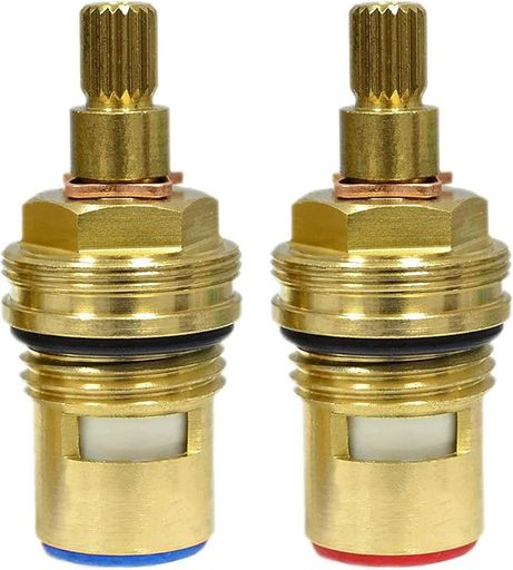 Parishop セラミックバルブ セラミック水栓専用の交換用カートリッジ 1ペア 取付簡単 水栓補修部品 クォーター上部 ミニセラ水栓カートリッジ ミニセラ水栓用