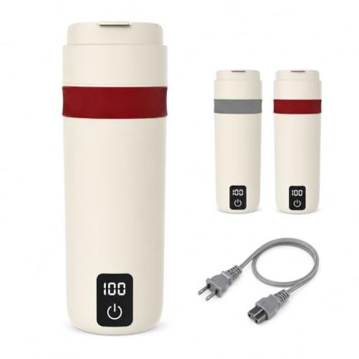 【高品質素材、二重構造】この電気ケトル 小型は、食品グレードの304ステンレス製内壁を採用し、耐腐食性・耐熱性に優れています。外側はPP素材を採用。 二重構造で熱を遮断し、錆びにくく、臭いもありません。中間には真空断熱層を備え、保温効果も抜群。 外側は高温に強いポリゴン型のプラスチックカバーを使用し、滑りにくく持ちやすい設計です。 【450mlの容量、コンパクトで持ち運びやすく、省スペース】450mlの大容量なのに驚くほどコンパクト!小さなサイズなので、旅行や出張時にバッグやスーツケースに収納しやすく、どこでも温かい紅茶やコーヒーを楽しめます。 旅行用の電気ケトルは衛生面が気になる人や、外出先でもお湯を沸かしたい人にぴったりです。さらに、コードが着脱できるため、コンパクトにまとめることができます。 家でも場所を取らずに収納できます。 自分専用で衛生的に使えるのが魅力です。 【4段階温度調節、長時間保温機能】高品質温度センサーを搭載し、 45°C/60°C/80°C//100°Cの4段階の細かい温度調節が可能です。