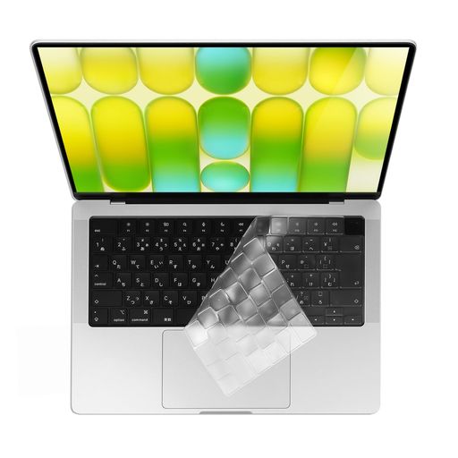 Desktop - 【2026年新型MacBook対応】MacBookPro14/16Air13/15Neo専用キーボードカバー対応日本語JIS配列M5M4M3M2MaxProチップキーボード保護フィルム極薄キーボードカバー