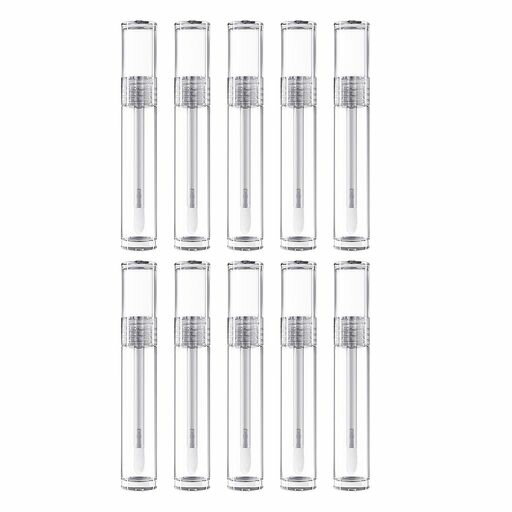 樂天商城 - YANHUILAYリップグロスチューブ4ml【10個セット】リップグロス容器口紅チューブ詰め替え容器リップグロスボトル詰め替えチューブ空ボトルDIY手作り小分けボトル透明空管