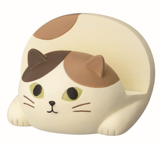デコレコーポレーション目が光る猫のスマホスタンドみけサイズ:約W8D9H5.6/溝の幅:約1.7cmSN-47221