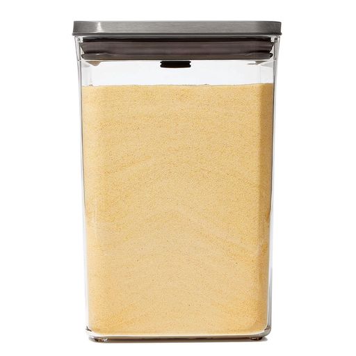 Plastic Storage Containers - オクソー保存容器OXOプラスチック密閉4.2Lステンレスポップコンテナビッグスクエアミディアム