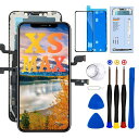 SIMDOG IPHONE XS MAX用スクリーン交換キット 6.5インチ フルHDディスプレイ (A1921 A2101 A2102 A2103 A2104) 3Dタッチディスプレイ デジタイザーフレーム 修理ツール付き(2)