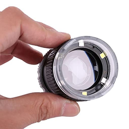 スケールルーペ拡大鏡LEDライトUVライト明るい小型円筒型目盛り0.1MM10倍焦点調整可ジュエリールーペ専用ケース付き印刷物機織り計測宝石鑑定用拡大レンズ会社自宅用レンズ直径:30MM スケールルーペ拡大鏡LEDライトUVライト明るい小型円筒型目盛り0.1MM10倍焦点調整可ジュエリールーペ専用ケース付き印刷物機織り計測宝石鑑定用拡大レンズ会社自宅用レンズ直径:30MM
