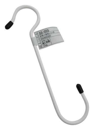 サイズ:径33mmX40mmX長さ200mm 色:白 使用荷重:12kg 数量:1本入り