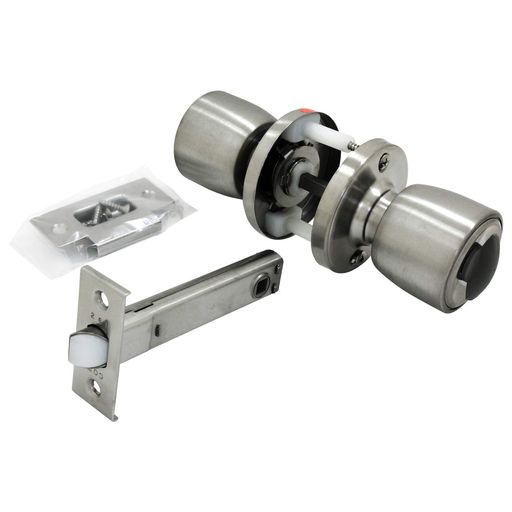 用途:個室(バス・トイレ)用(内鍵) 適用扉厚:25~40mm バックセット:90mm フロントサイズ:59x25.3mm フロントビスピッチ:41mm 材質:ステンレス