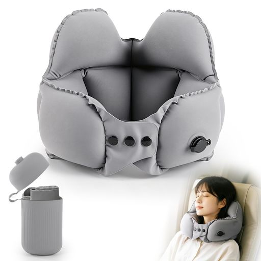 TAOKEY ネックピロー 飛行機 コンパクト ネックピロー エアー 【2026新登場・冷感...