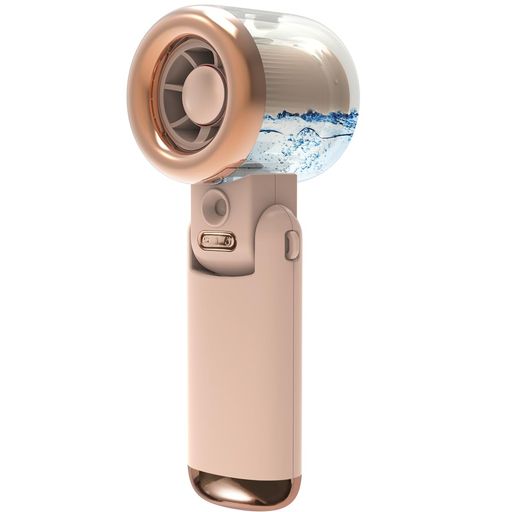 【ミスト噴霧x気化熱で瞬間冷却!ただの風とは違う次世代ポータブルファン】 微細ミストを噴霧しながら送風することで、気化熱効果により肌の表面温度を素早く下げます。乾いた熱風ではなく、うるおいを含んだやさしい涼風を直接お肌へ届けるため、真夏の炎天下・熱中症対策グッズとして大活躍。エアコンが届きにくいキッチンや洗面所、屋外でも快適な冷感を実現。近年深刻化する猛暑にも対応できる、ミスト付きハンディファンの新しいスタンダードです。 【5段階風量調節・LED残量表示・Type-C急速充電・高機能保護チップ搭載】安心の高品質設計 5段階の風量調節でオフィスの静音モードから屋外の強力送風まで自在に調節可能。LEDディスプレイでバッテリー残量・風量・ミストモードが一目瞭然。Type-C急速充電に対応し充電器を選ばず便利。内蔵の高機能保護チップが過充電・過放電・加熱からバッテリーを守り、長期使用でも安心。日本語取扱説明書付きで、プレゼント・ギフト(母の日・父の日・誕生日)にも最適です。