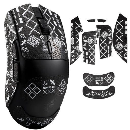 IMMOENUC マウスグリップ テープ 適用 Viper V3 HyperSpeed マウス アンチスリップ...