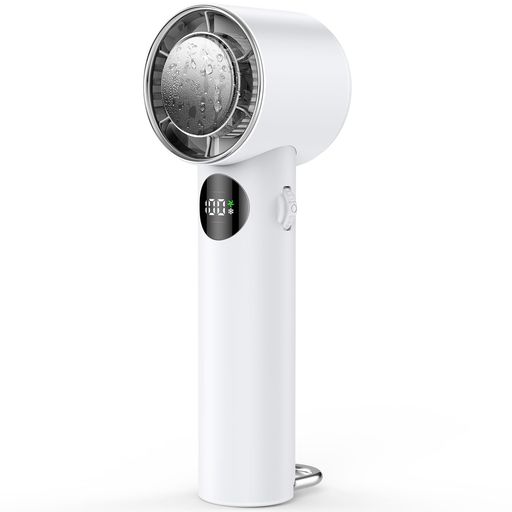 ハンディファン冷却プレート【2024最新・超大風量・瞬間冷却】手持ち扇風機6800mAh大容量3in1卓上扇風機静音1-100無段階風量強力ペルチェ冷却最大-17°C冷やす手持ち扇風機小型ハンディ扇風…