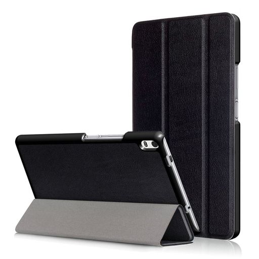 樂天商城 - KepuchCusterケース対応LenovoTab48PlusTB-8704FTB-8704NPUレザー軽量カバー対応LenovoTab48PlusTB-8704FTB-8704N-黒