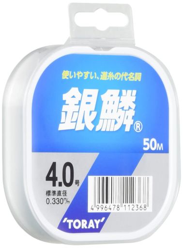 東レ(TORAY) ライン 銀鱗 50m単品 4号