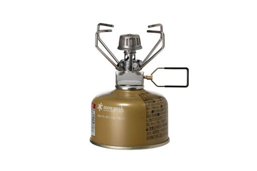 ● 材質:ステンレス、アルミニウム合金、ブラス● サイズ:φ106x67.5mm ● 収納サイズ:44x35x82(h)mm ● 重量:75g ● 出力:2,500kcal/h