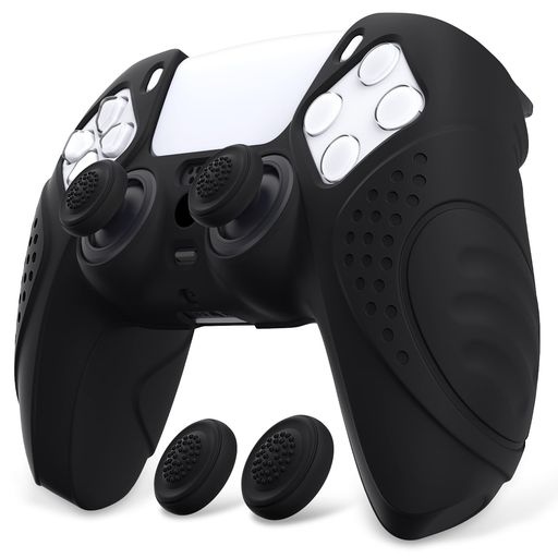 良質なシリコンケースは、ps5コントローラー対応用に特別に設計されているカバーです。 様々なスタイルと色から選択できるし、コントローラーを安全で新しくおしゃれに保ちます。 滑り止めのシリコングリップスキンの表面は人間工学に基づいたガーディアンエディションを使用したデザインで、内側のグリップの下部には小さな凹凸があり、快適性を高め、独特の外観を見られます。 耐久性のあるシリコンスリーブは、取り付けと取り外しが簡単で、装着後のコントローラーの機能を妨げたり、ボタンやポートの使用を妨げたりすることはありません。 精密にカットされたラバーカバースキンは、コントローラーを全面的に信頼性の高い方法で保護し、日常の使用による傷、汚れ、こぼれ、グリースを防ぎます。 シリコンカバー1個とサムグリップキャップ一対が付き、コントローラーおよびその他の部品は含まれていません。