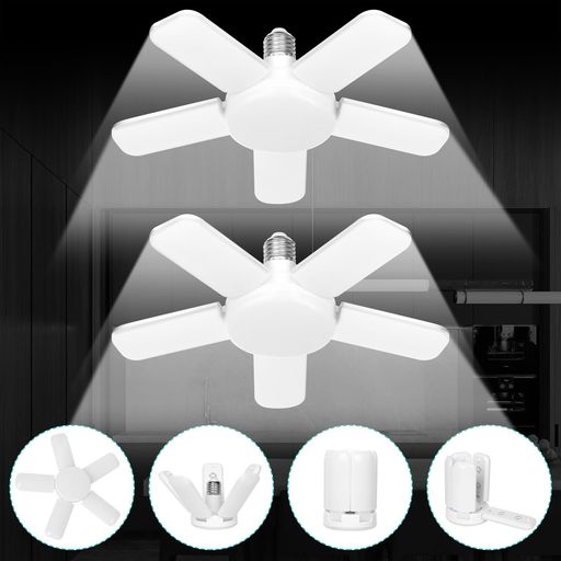 樂天商城 - JornarsharミニLEDライトガレージライト60W2個屋内小さいLED電球6500K天井照明取付簡単工事不要角度調節可能カーポート車庫倉庫納戸作業灯昼白色
