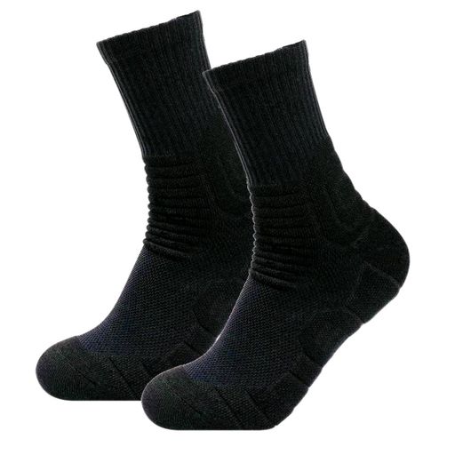 [Aqinmony]無地バスケットボールソックスメンズスポーツソックス試合/練習用中厚手滑り止めアウトドア..