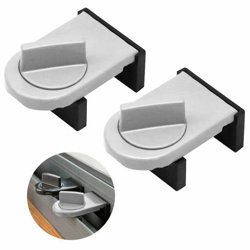 GOKEI窓ロックストッパー4個入防犯補助錠サッシ窓補助錠窓ロック窓ストッパー防犯グッズ鍵窓ろっく子供窓用防犯ロックサッシロックドアロック引き戸安全ロックウインドロック窓防犯窓…