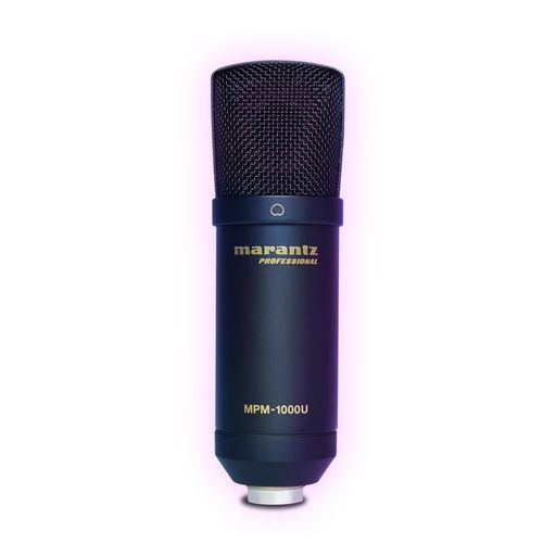 MarantzProfessionalUSBコンデンサーマイク単一指向性ゲーミングDTMDAW録音配信用ボーカルレコーディングマイククリップ USBケーブル付属pcマイクマランツプロMPM1000U