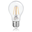 TENGYUANLED電球エジソン電球E26口金フィラメント電球60W形相当電球色6W820LM省エネレトロクリア電球A60360度発光高演色性雰囲気重視装飾用玄関階段リビングダイニング(3)
