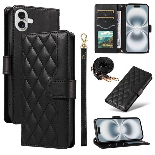 Yuotky for iPhone 17 Air ケース 手帳型 アイフォン17 air ケース ショルダー 対応 iphone17エア スマホケース 肩掛け iPhone 17Air カバー 財布型 いphone 17 air カバー カード収納